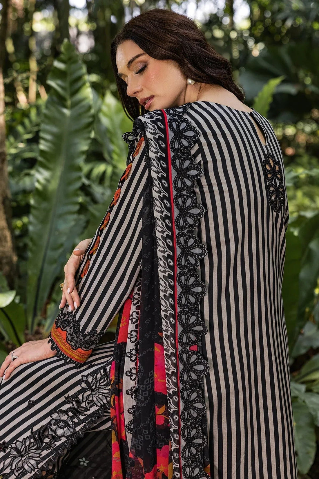 Charizma | Naranji Lawn | CN5-03 - Aqsa Fabrics