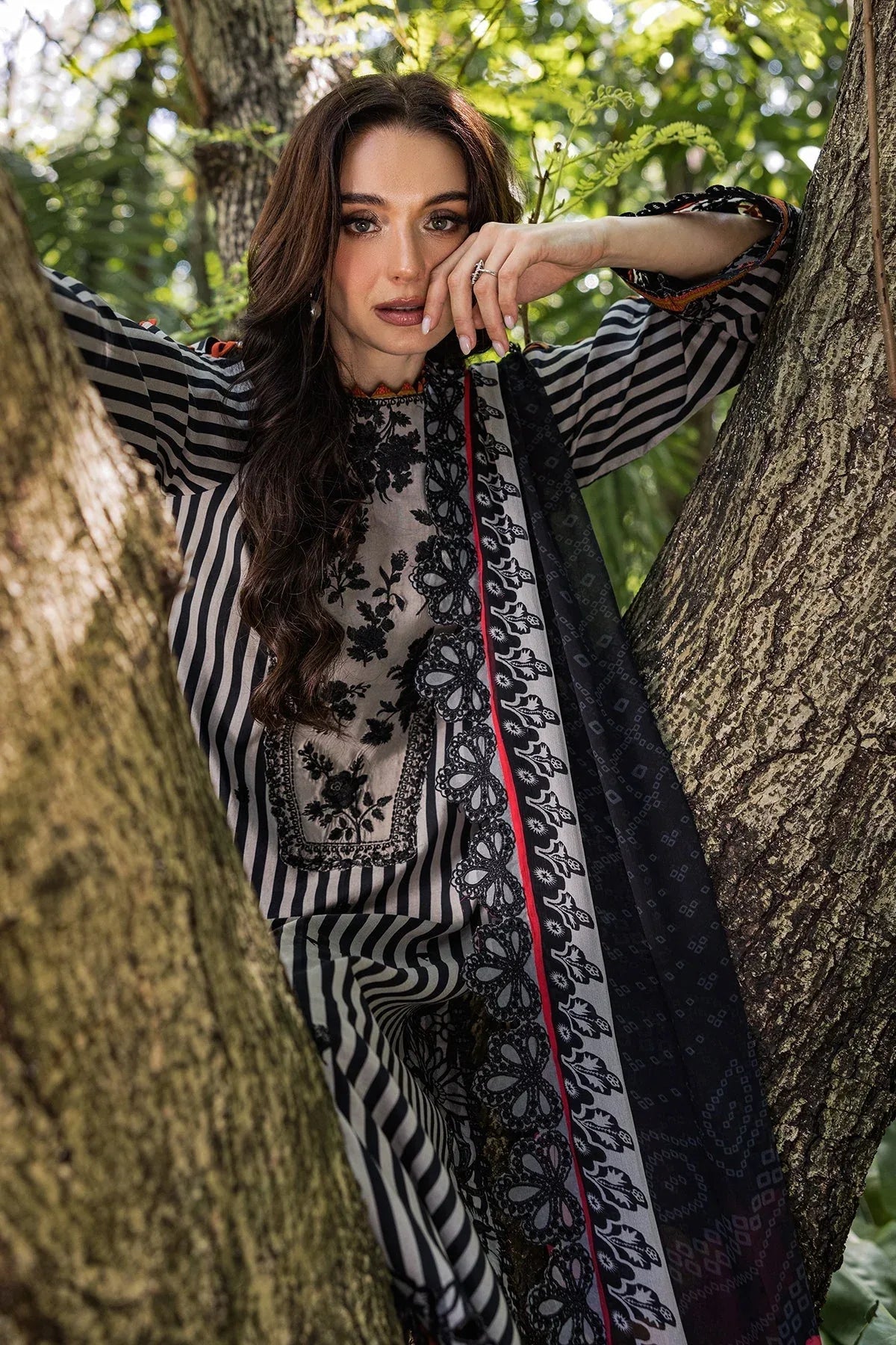 Charizma | Naranji Lawn | CN5-03 - Aqsa Fabrics