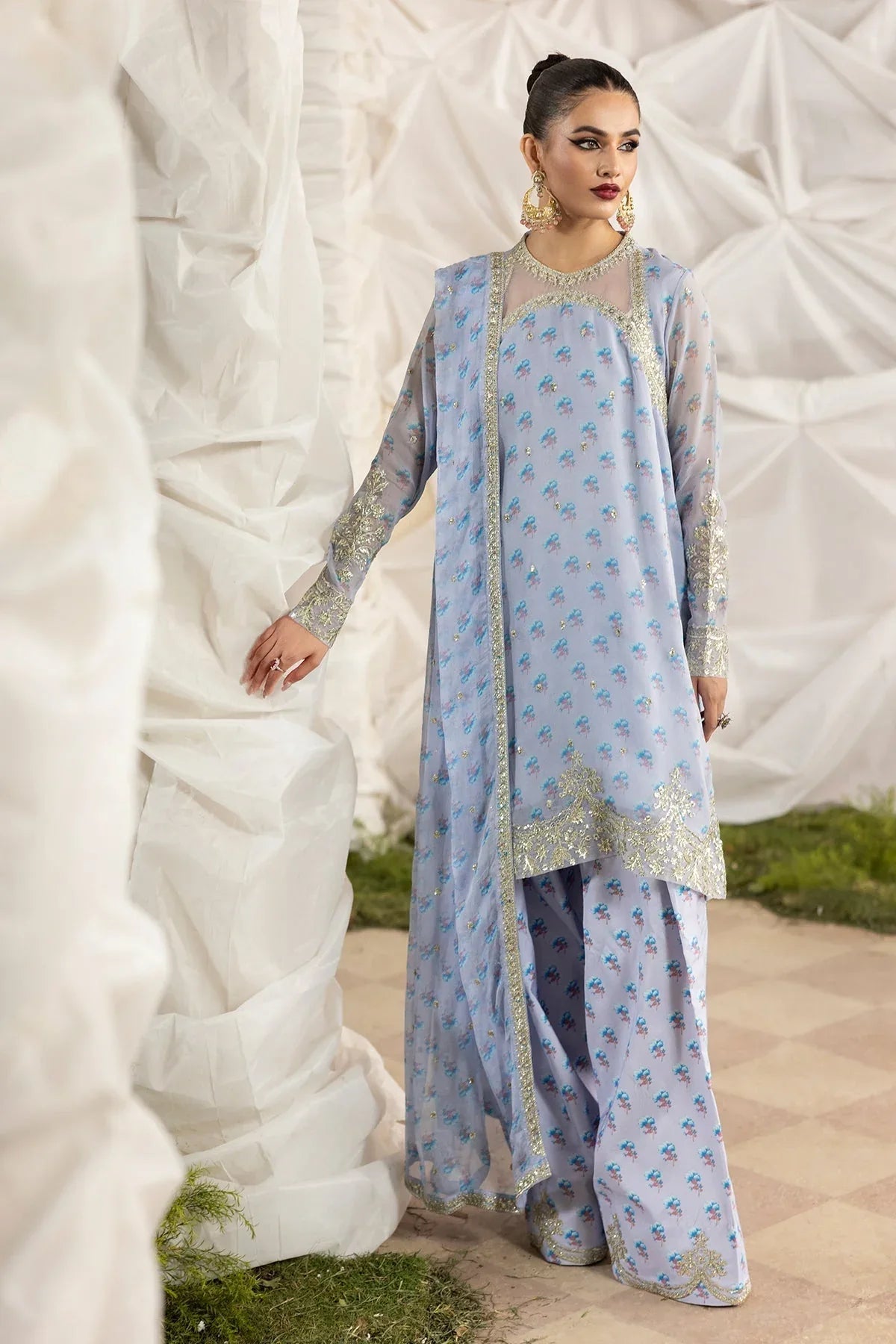 Charizma | Fumee Luxury Chiffon | CMA-5-119A - Aqsa Fabrics
