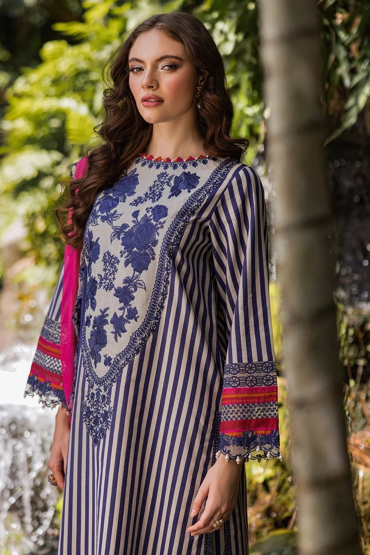 Charizma | Naranji Lawn | CN5-06 - Aqsa Fabrics