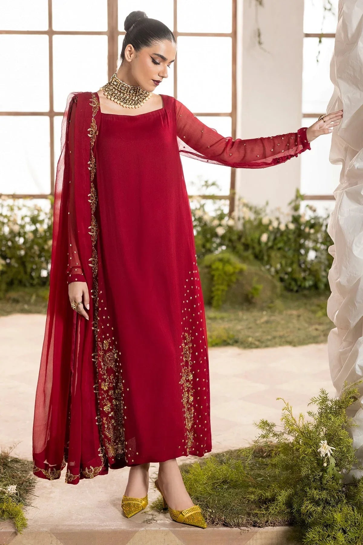 Charizma | Fumee Luxury Chiffon | CMA-5-047A - Aqsa Fabrics