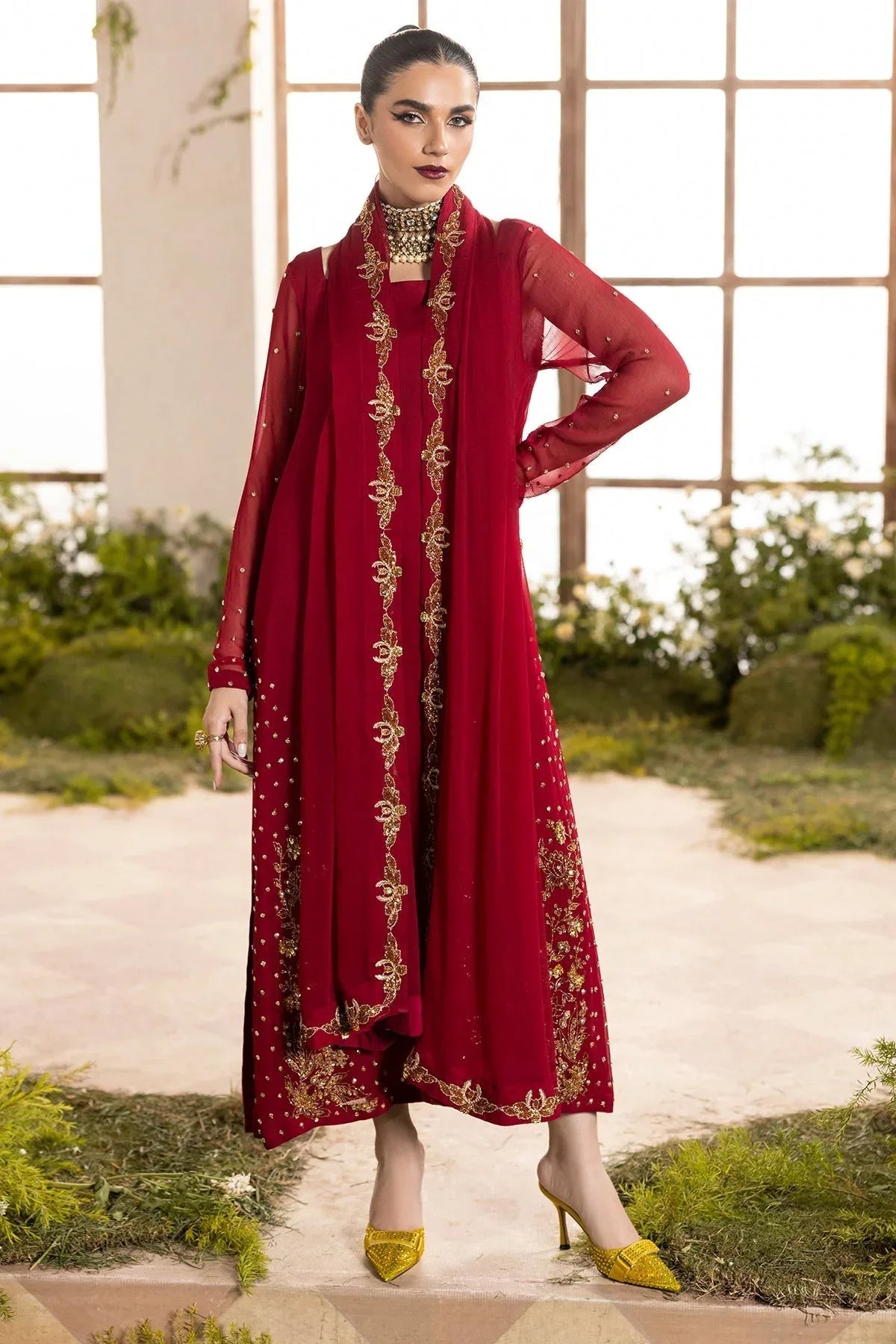 Charizma | Fumee Luxury Chiffon | CMA-5-047A - Aqsa Fabrics