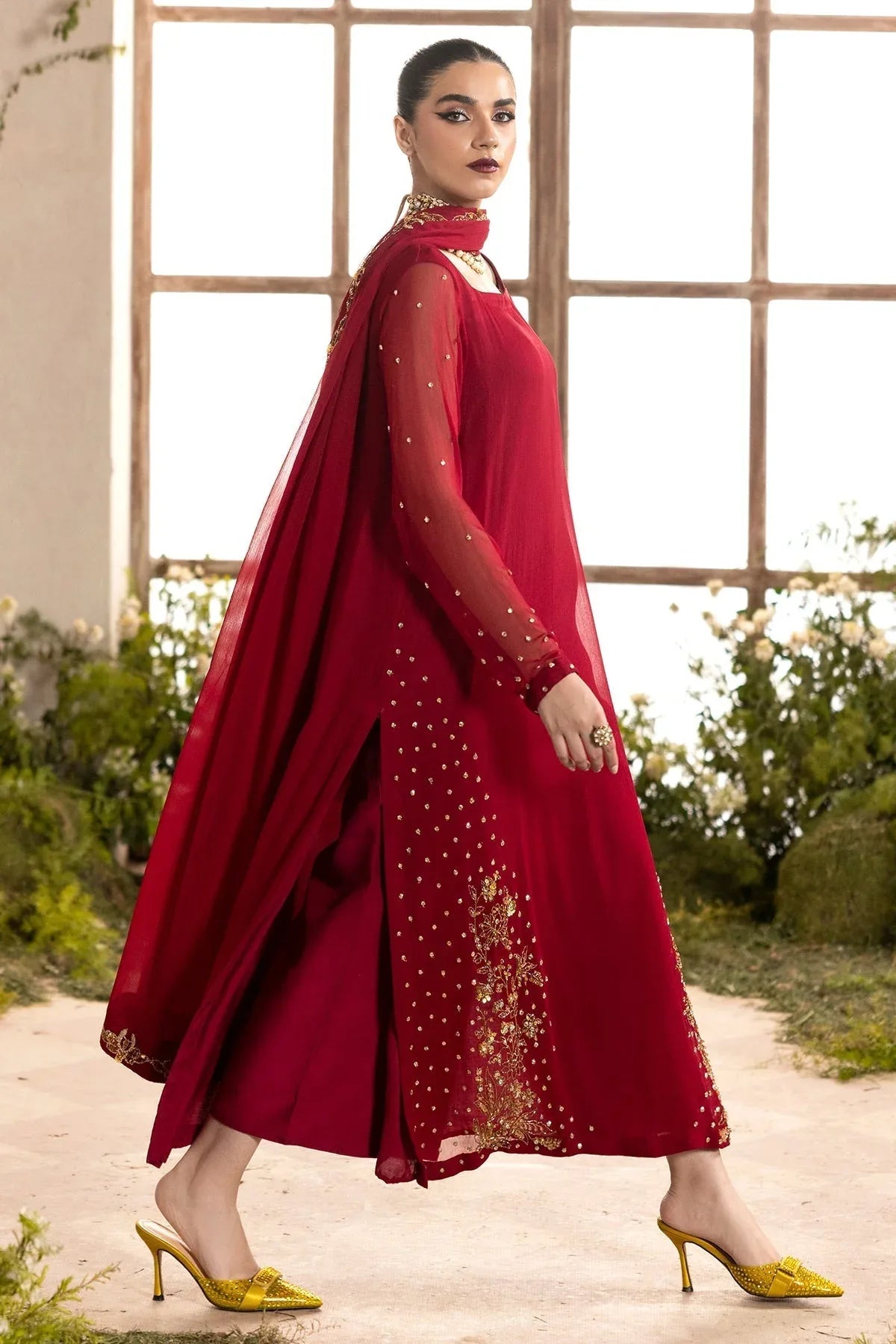 Charizma | Fumee Luxury Chiffon | CMA-5-047A - Aqsa Fabrics
