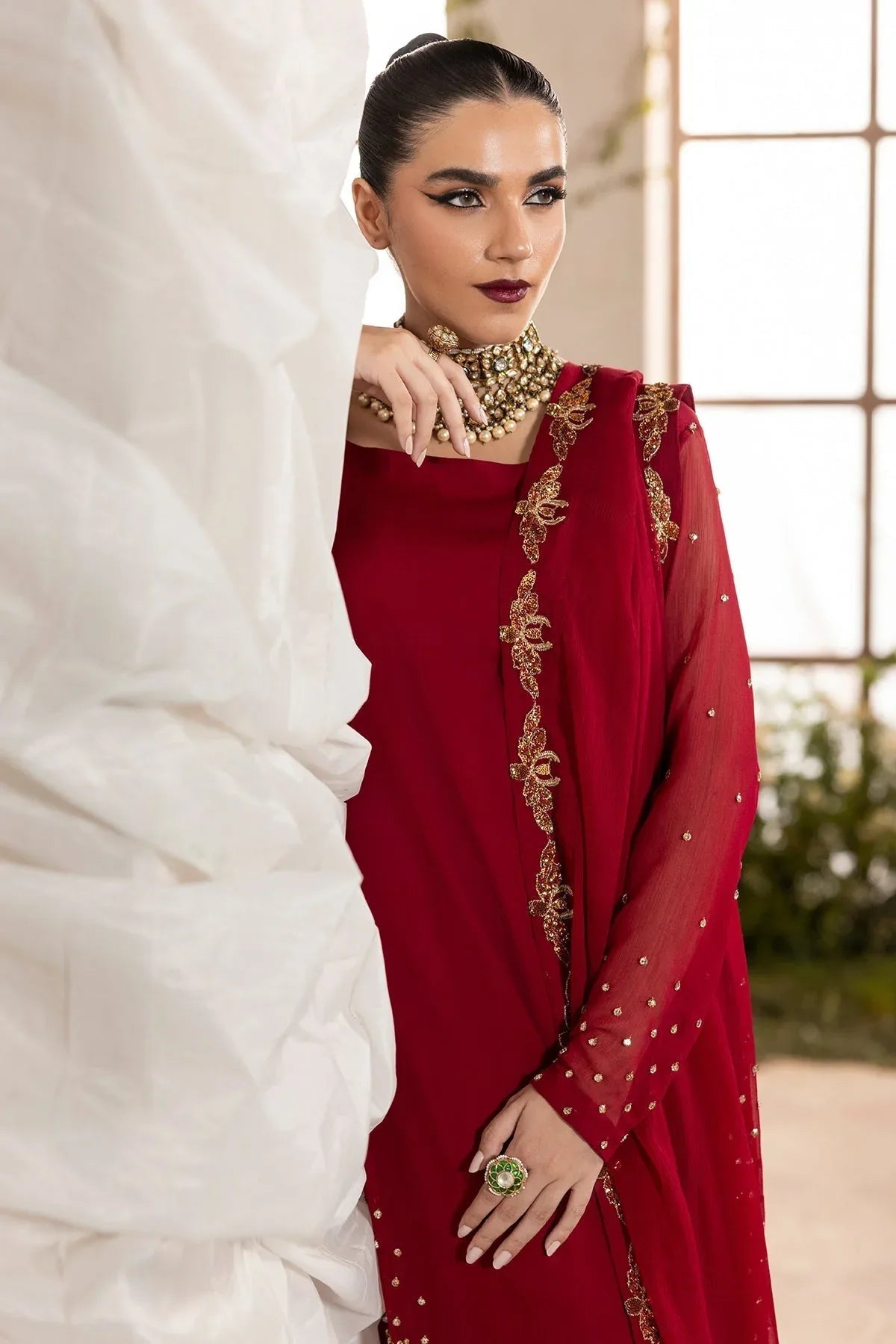Charizma | Fumee Luxury Chiffon | CMA-5-047A - Aqsa Fabrics