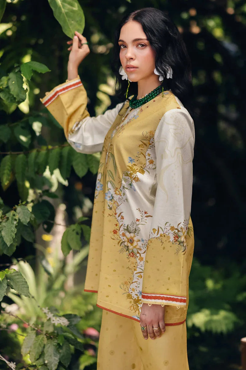 Qalamkar | Printed Co Ords 25 | OP-04 Tena - Aqsa Fabrics