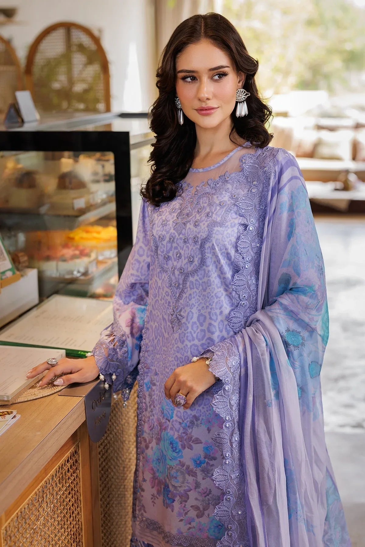 Charizma | Naranji Lawn 25 |  CN5-09 - Aqsa Fabrics