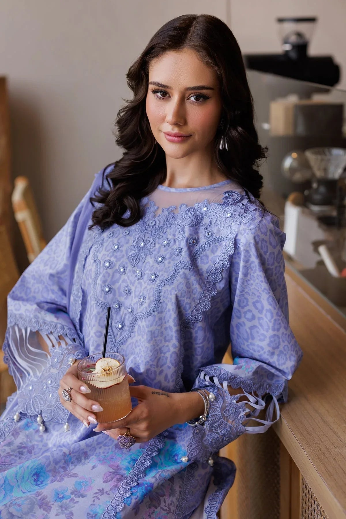 Charizma | Naranji Lawn 25 |  CN5-09 - Aqsa Fabrics