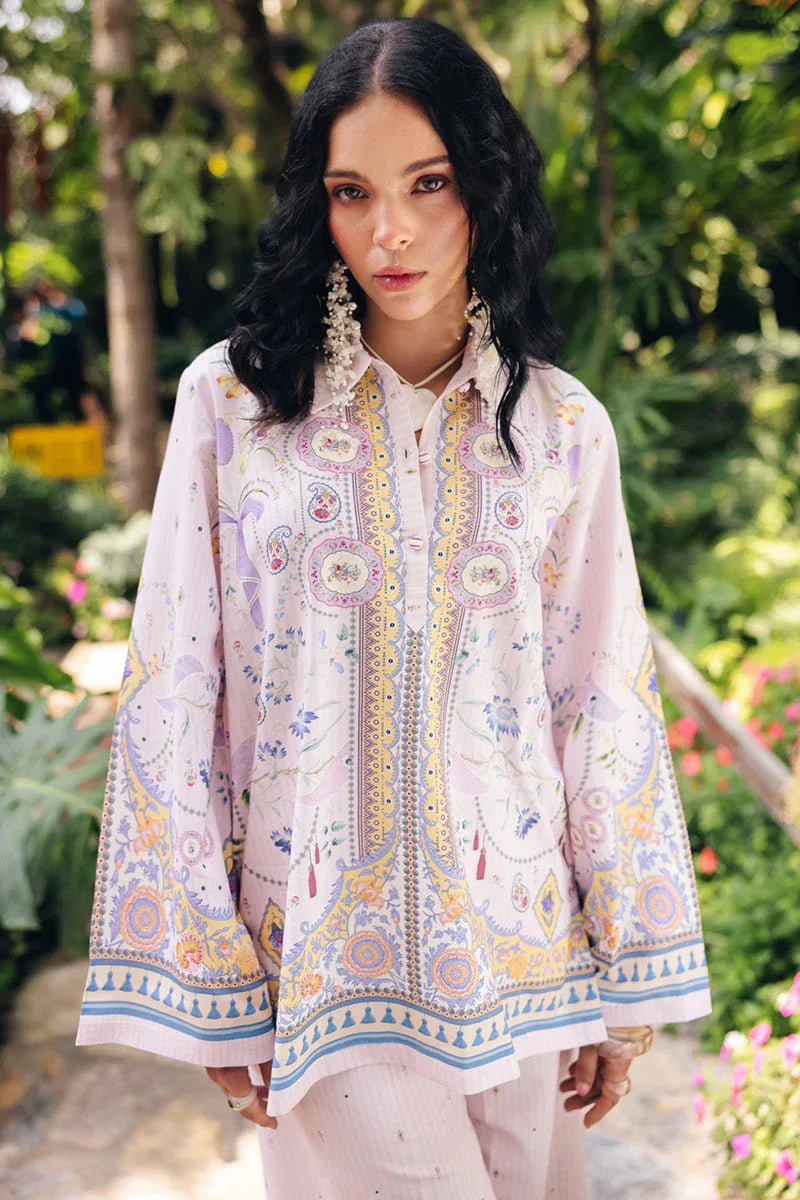 Qalamkar | Printed Co Ords 25 | OP-08 Ruhi - Aqsa Fabrics