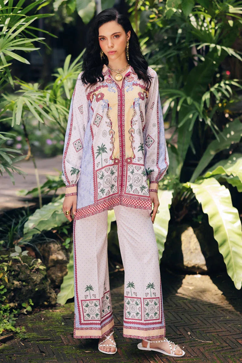 Qalamkar | Printed Co Ords 25 | OP-05 Rihana - Aqsa Fabrics