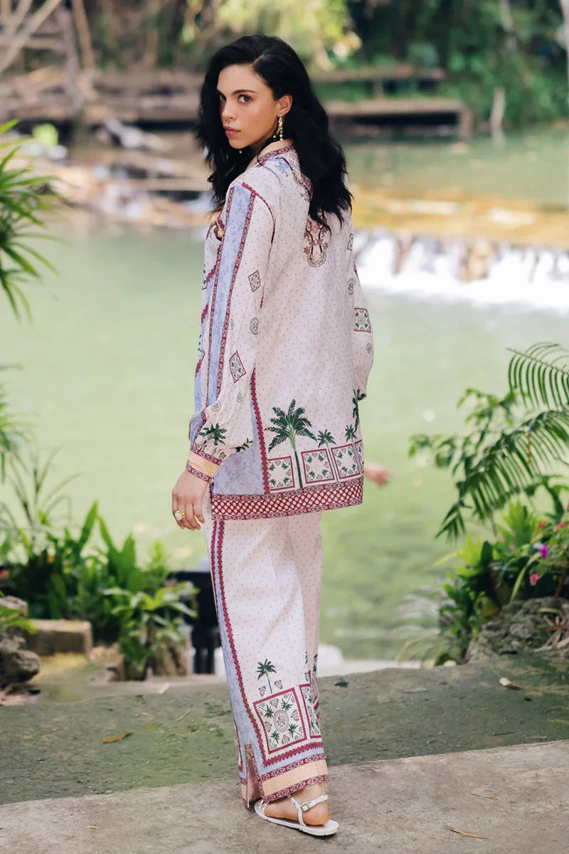 Qalamkar | Printed Co Ords 25 | OP-05 Rihana - Aqsa Fabrics