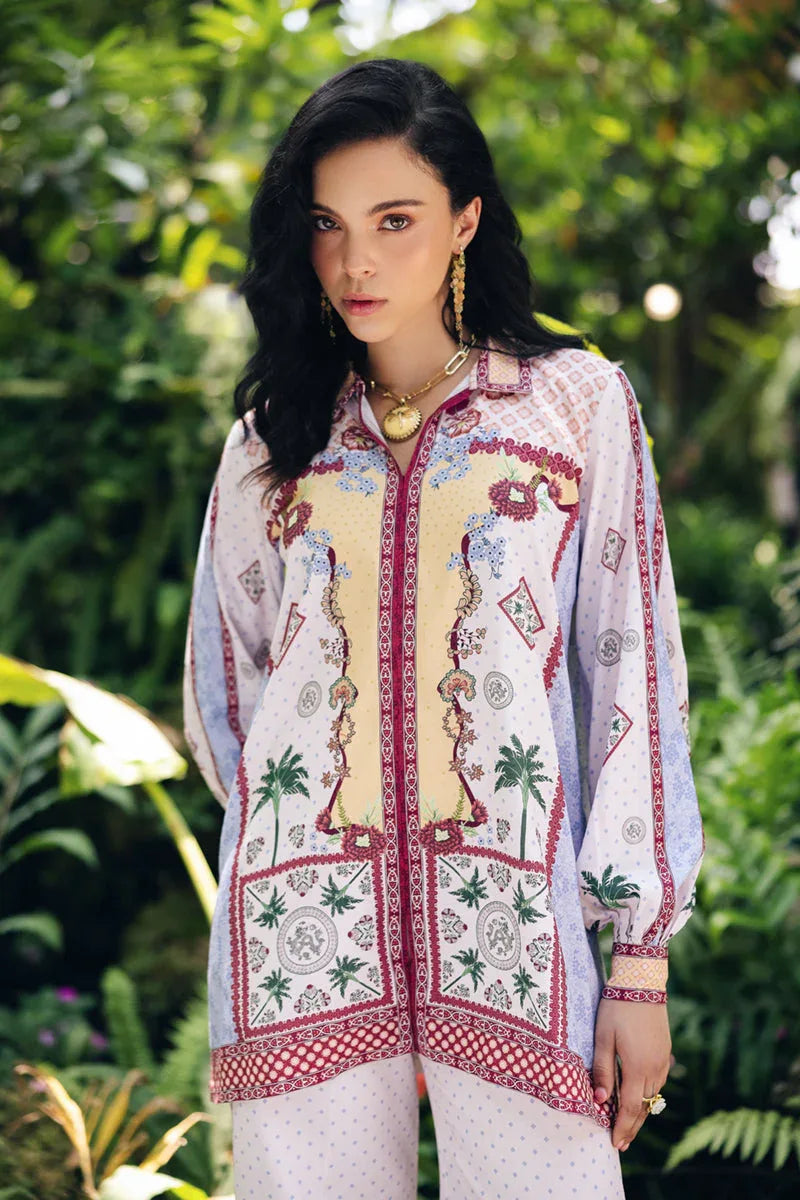 Qalamkar | Printed Co Ords 25 | OP-05 Rihana - Aqsa Fabrics