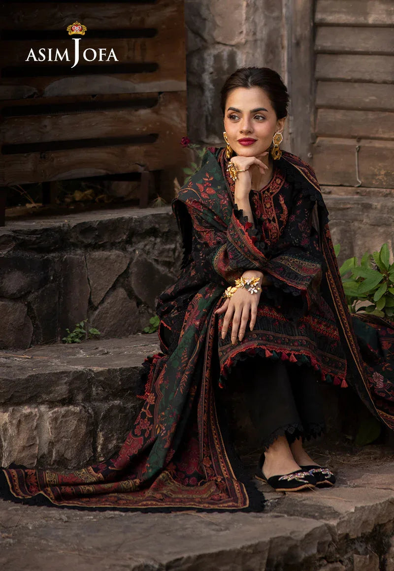 Asim Jofa | Winter Collection 24 | AJUW-09 - Aqsa Fabrics