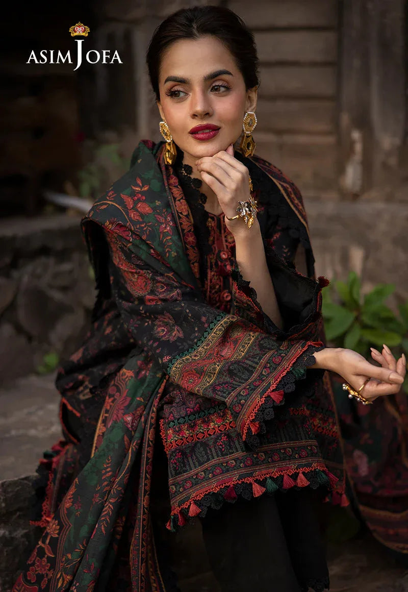 Asim Jofa | Winter Collection 24 | AJUW-09 - Aqsa Fabrics