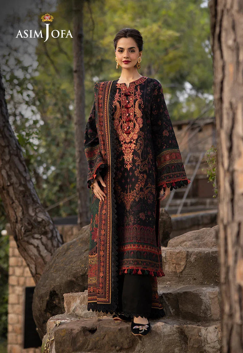 Asim Jofa | Winter Collection 24 | AJUW-09 - Aqsa Fabrics