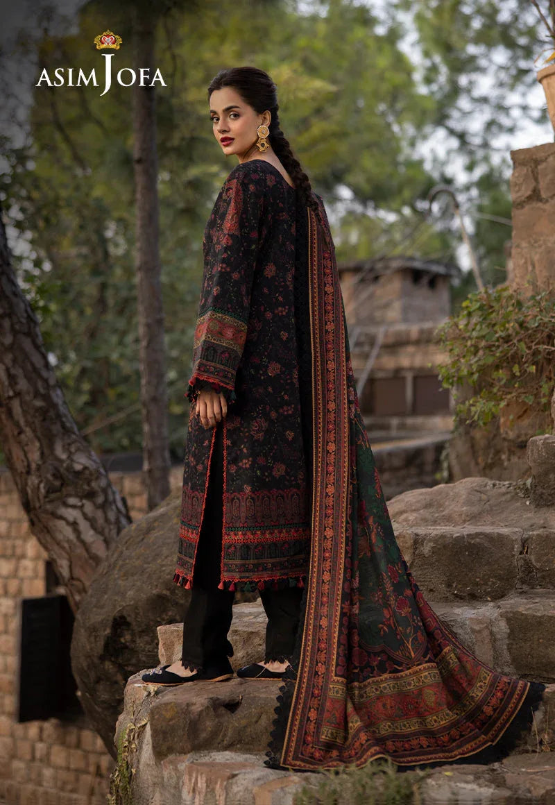 Asim Jofa | Winter Collection 24 | AJUW-09 - Aqsa Fabrics