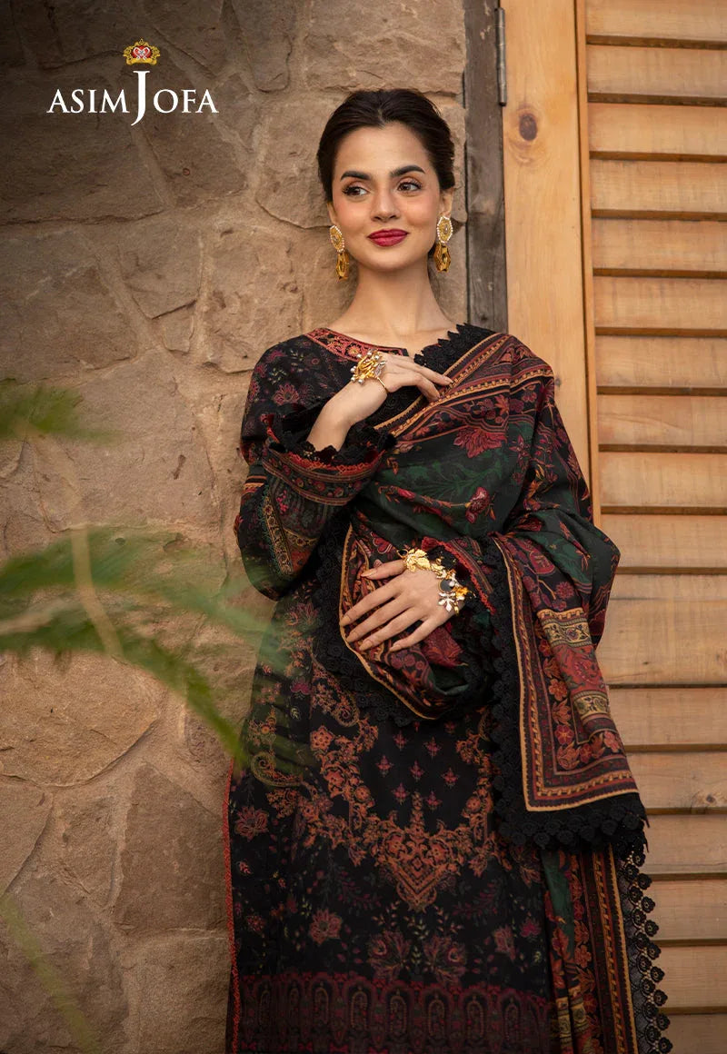 Asim Jofa | Winter Collection 24 | AJUW-09 - Aqsa Fabrics