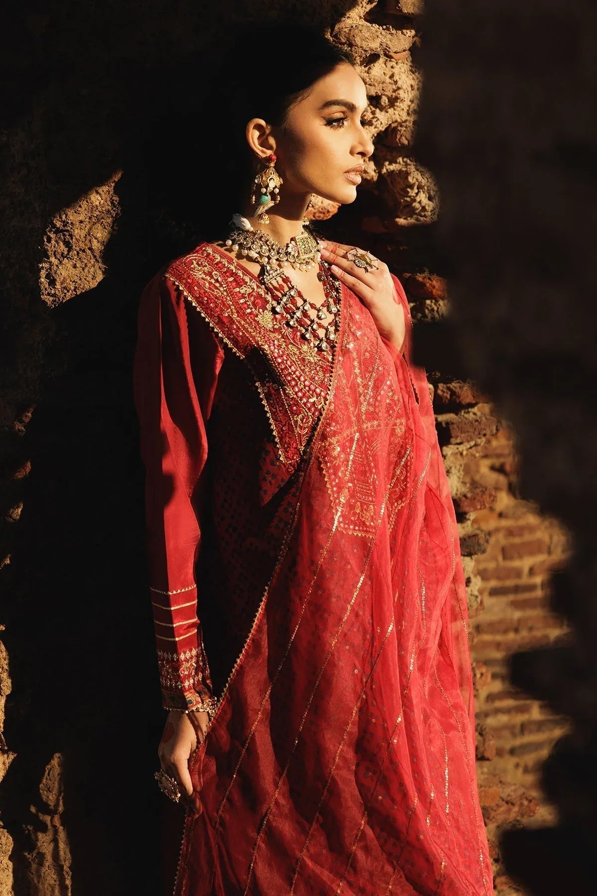 Charizma | Festive Pret | CMA-5-28 R - Aqsa Fabrics