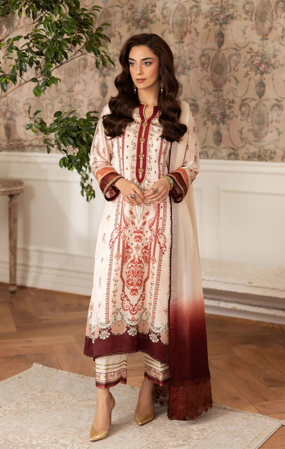 Maya | Eloura Silk Pret 25 | SAPHIRA - Aqsa Fabrics