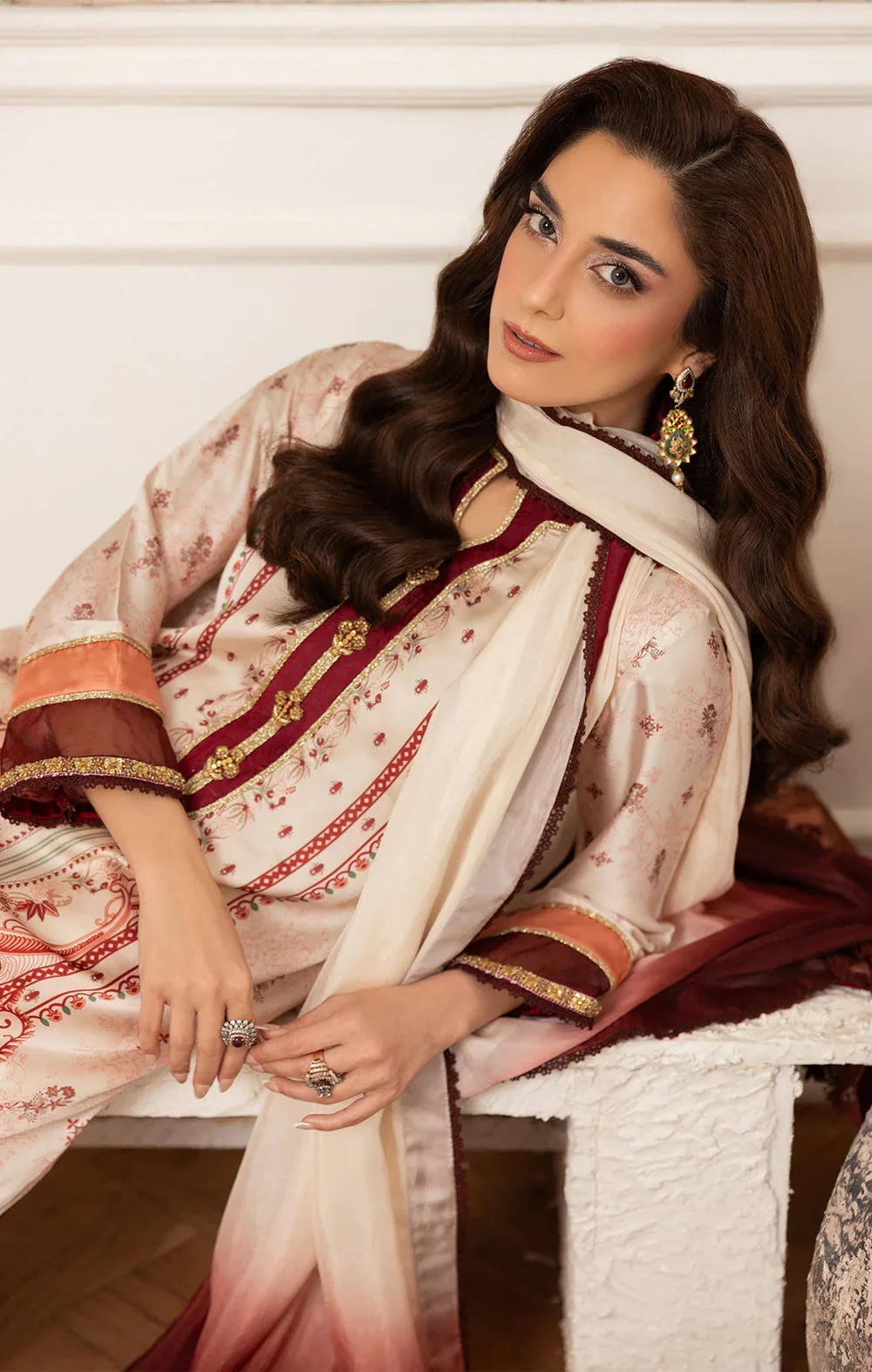 Maya | Eloura Silk Pret 25 | SAPHIRA - Aqsa Fabrics