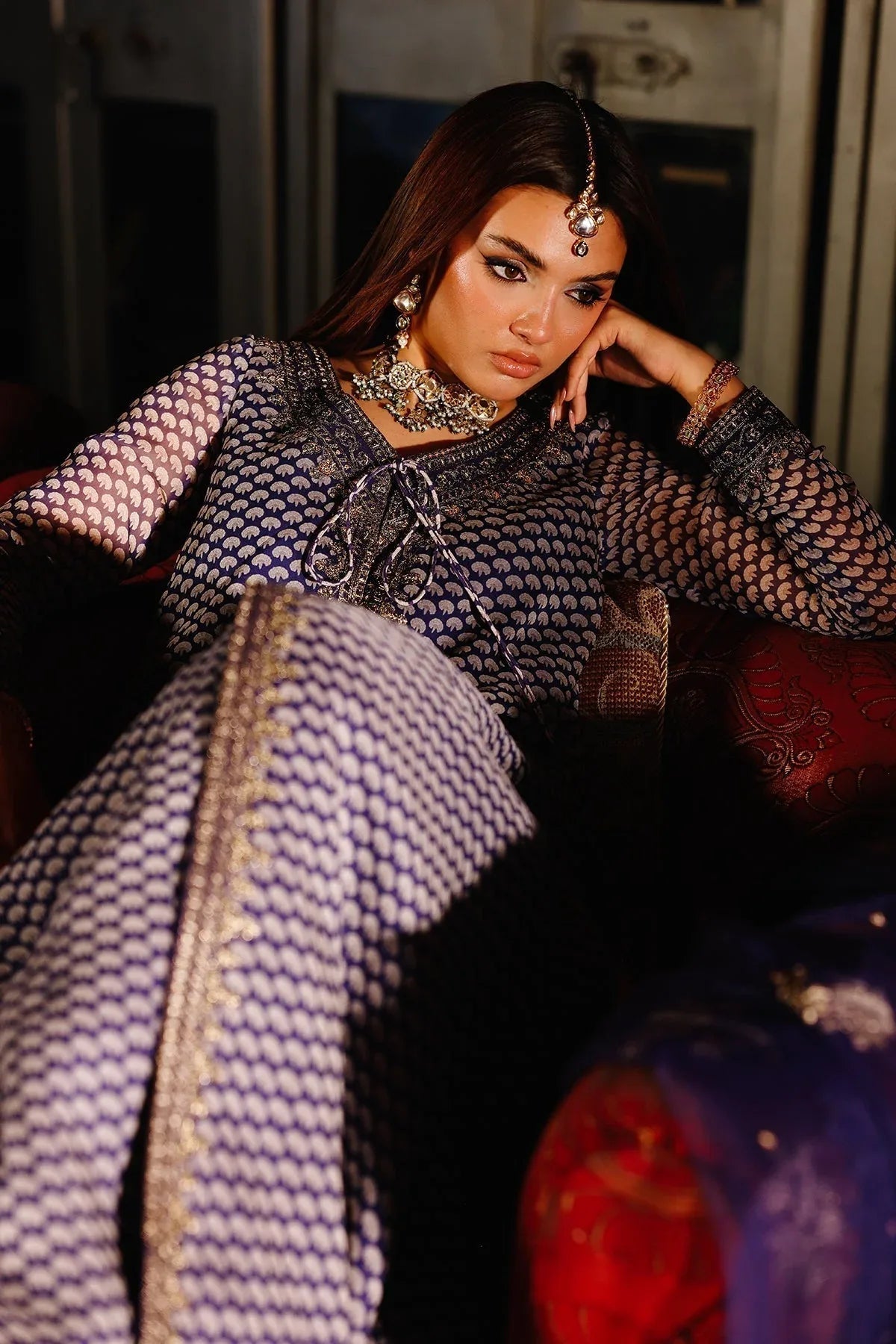 Charizma | Fumee Luxury Chiffon | CMA-5-135 - Aqsa Fabrics