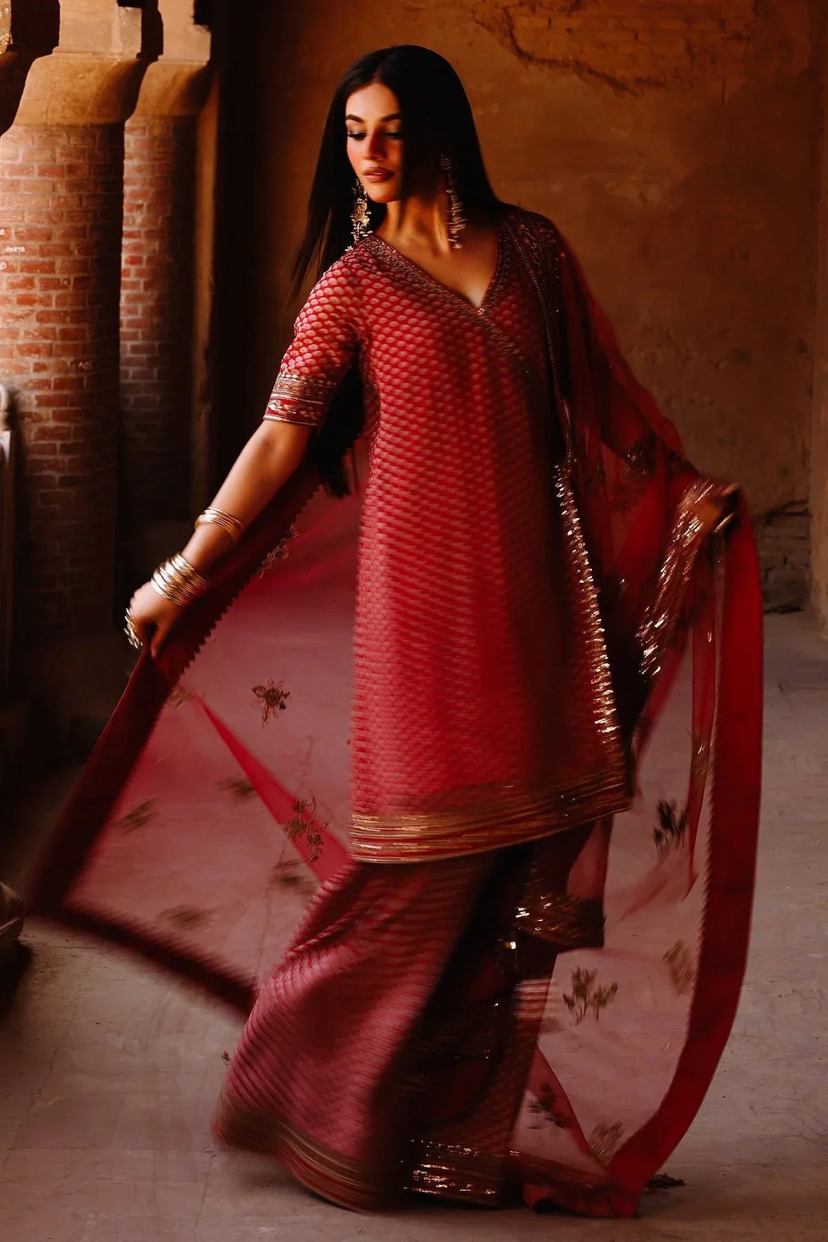 Charizma | Fumee Luxury Chiffon |CMA-5-134A - Aqsa Fabrics