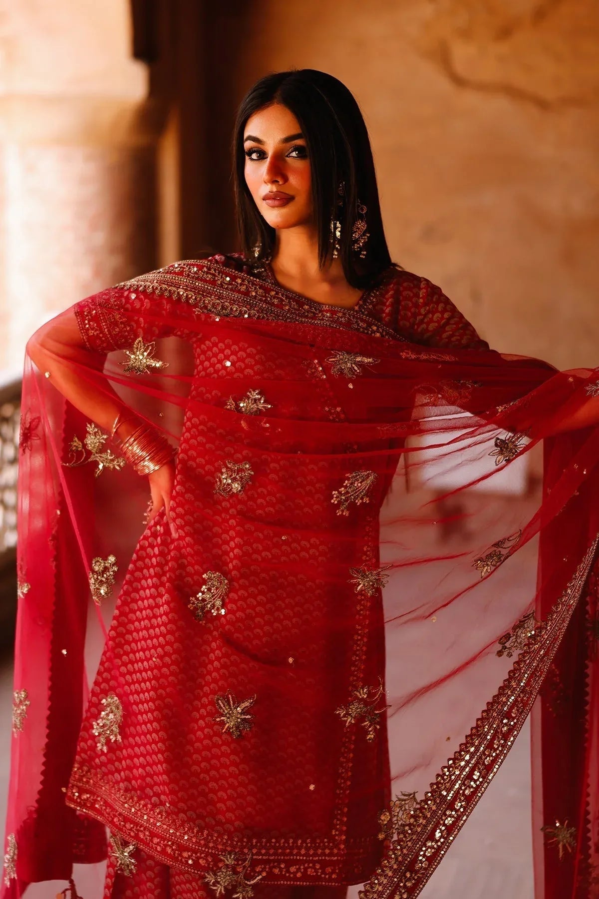 Charizma | Fumee Luxury Chiffon |CMA-5-134A - Aqsa Fabrics