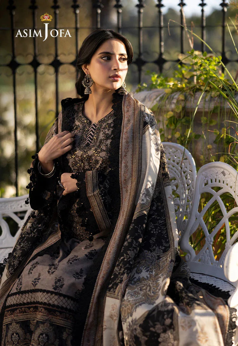 Asim Jofa | Winter Collection 24 | AJUW-08 - Aqsa Fabrics