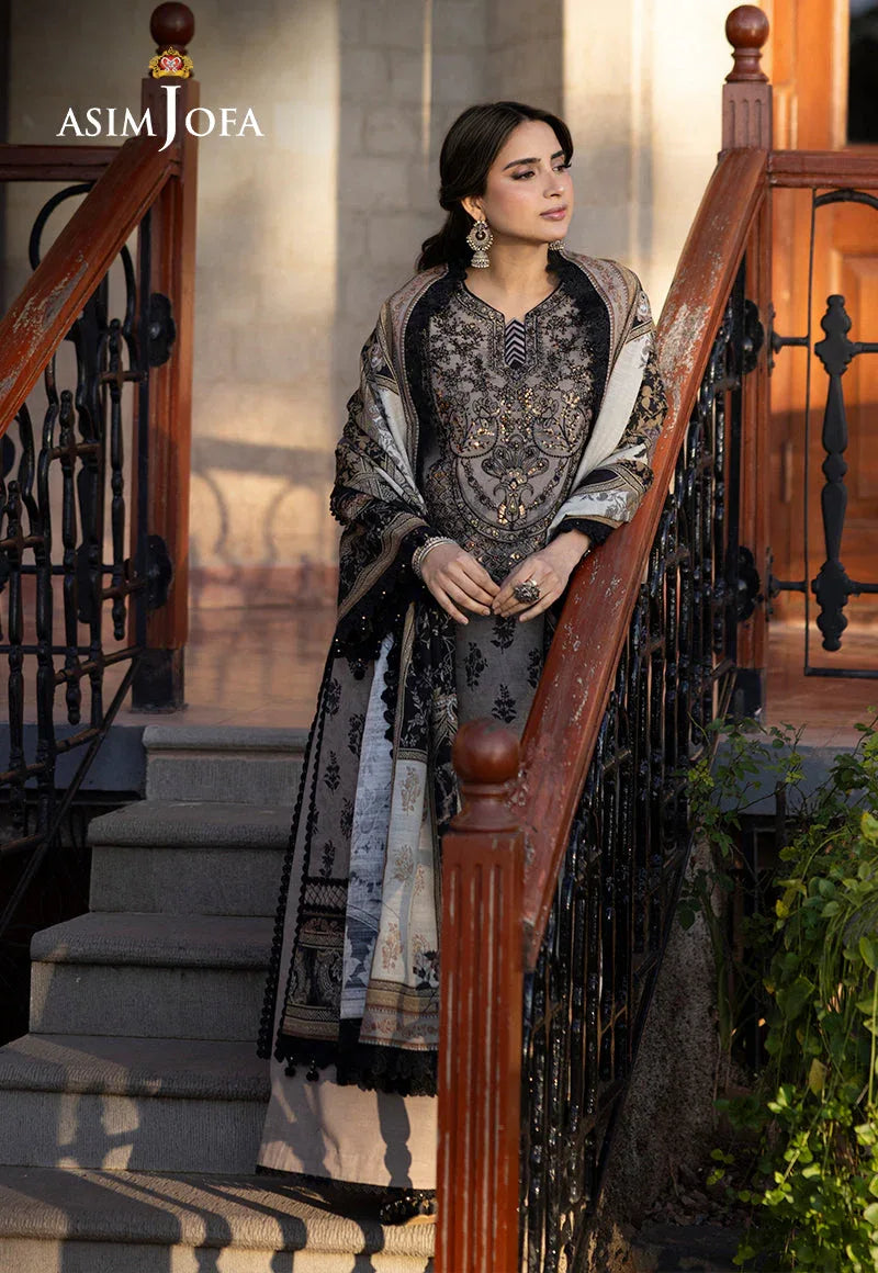 Asim Jofa | Winter Collection 24 | AJUW-08 - Aqsa Fabrics