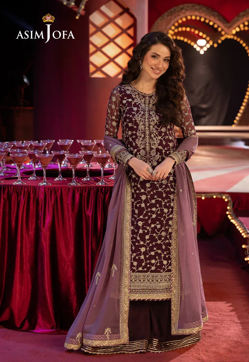 Asim Jofa | Festive Collection 25 | AJLLF-11 - Aqsa Fabrics
