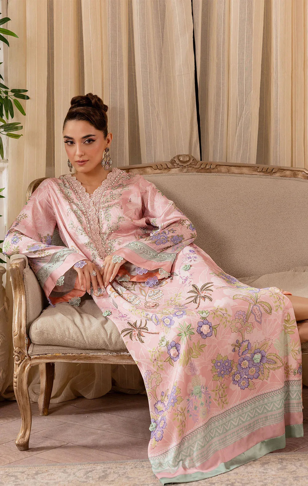 Maya | Eloura Silk Pret 25 | OLEA - Aqsa Fabrics