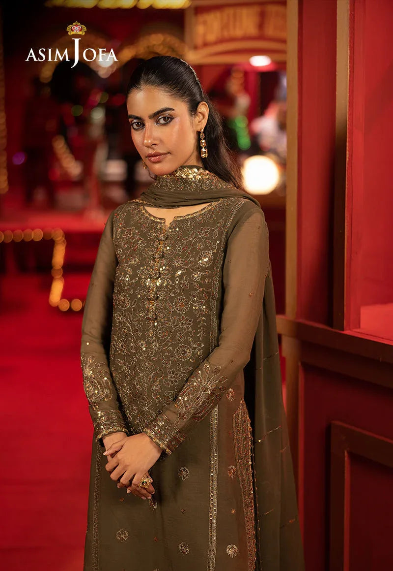 Asim Jofa | Festive Collection 25 | AJLLF-07 - Aqsa Fabrics