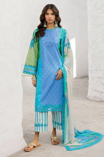 Charizma | Rangoli Lawn | CRO5-05 - Aqsa Fabrics