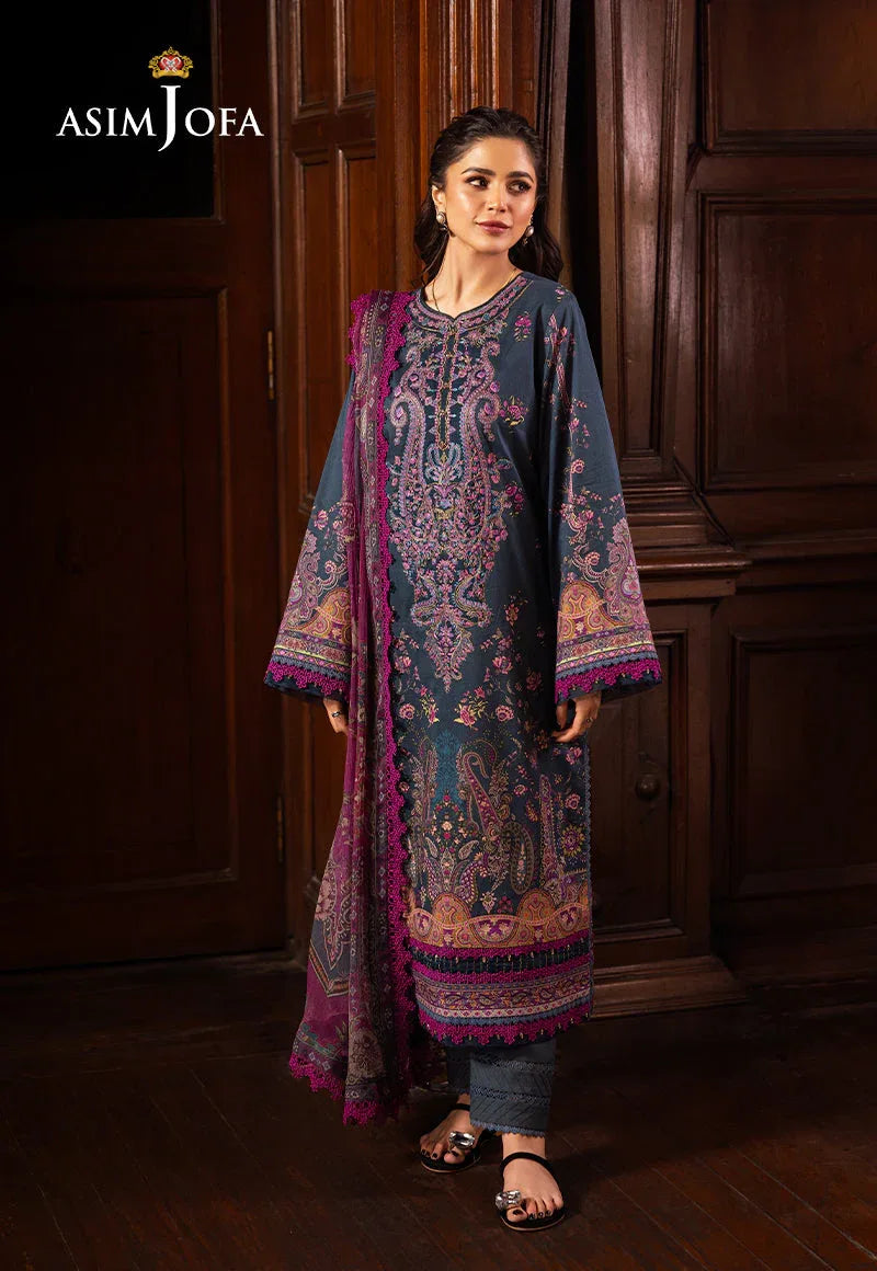 Asim Jofa | Prints Drop 2 | AJUBJ-05 - Aqsa Fabrics