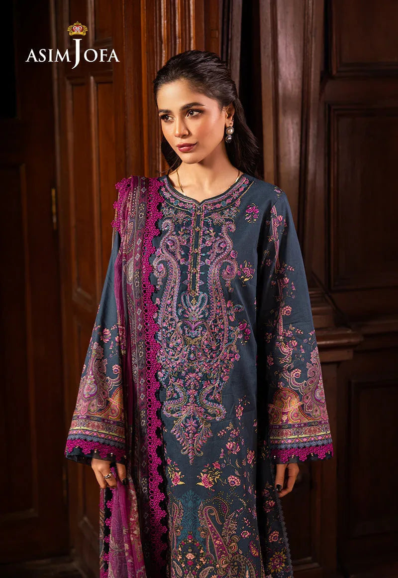 Asim Jofa | Prints Drop 2 | AJUBJ-05 - Aqsa Fabrics
