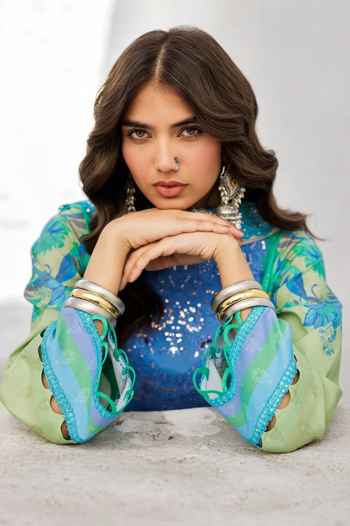 Charizma | Rangoli Lawn | CRO5-05 - Aqsa Fabrics