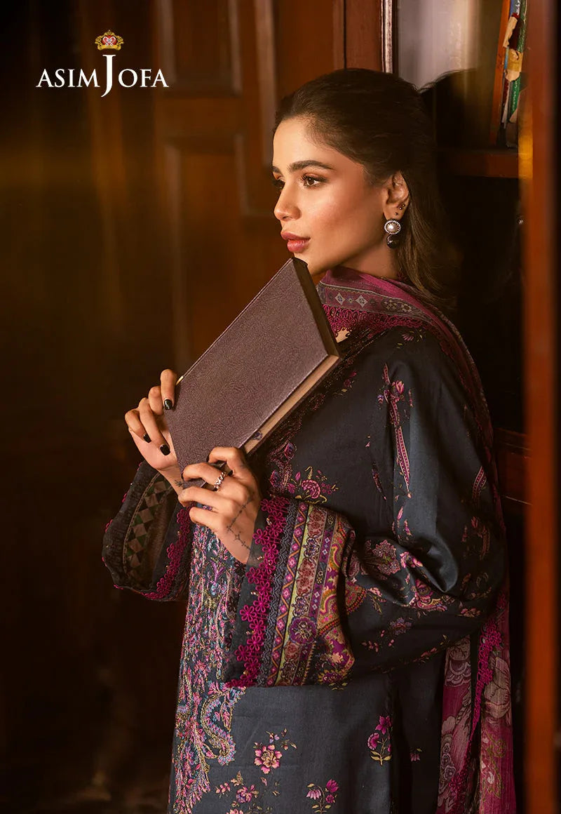 Asim Jofa | Prints Drop 2 | AJUBJ-05 - Aqsa Fabrics