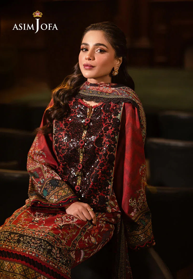 Asim Jofa | Prints Drop 2 | AJUBJ-09 - Aqsa Fabrics