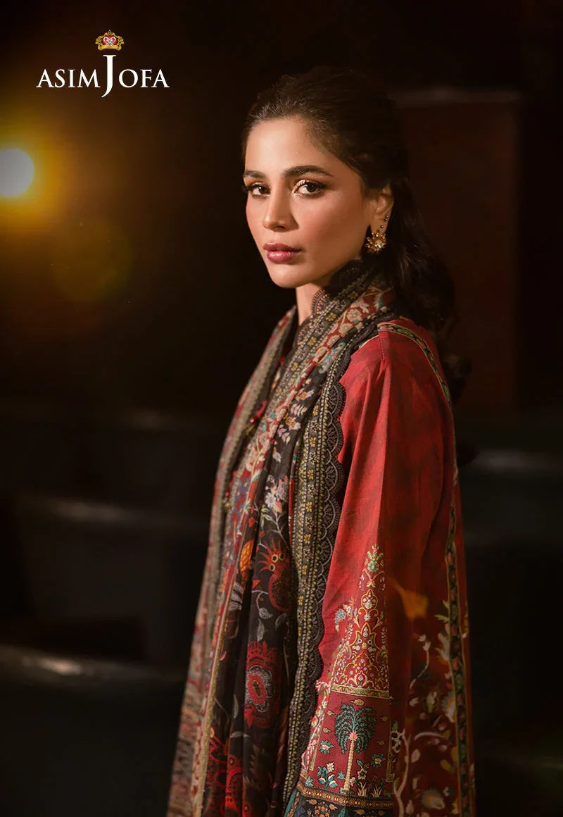 Asim Jofa | Prints Drop 2 | AJUBJ-09 - Aqsa Fabrics
