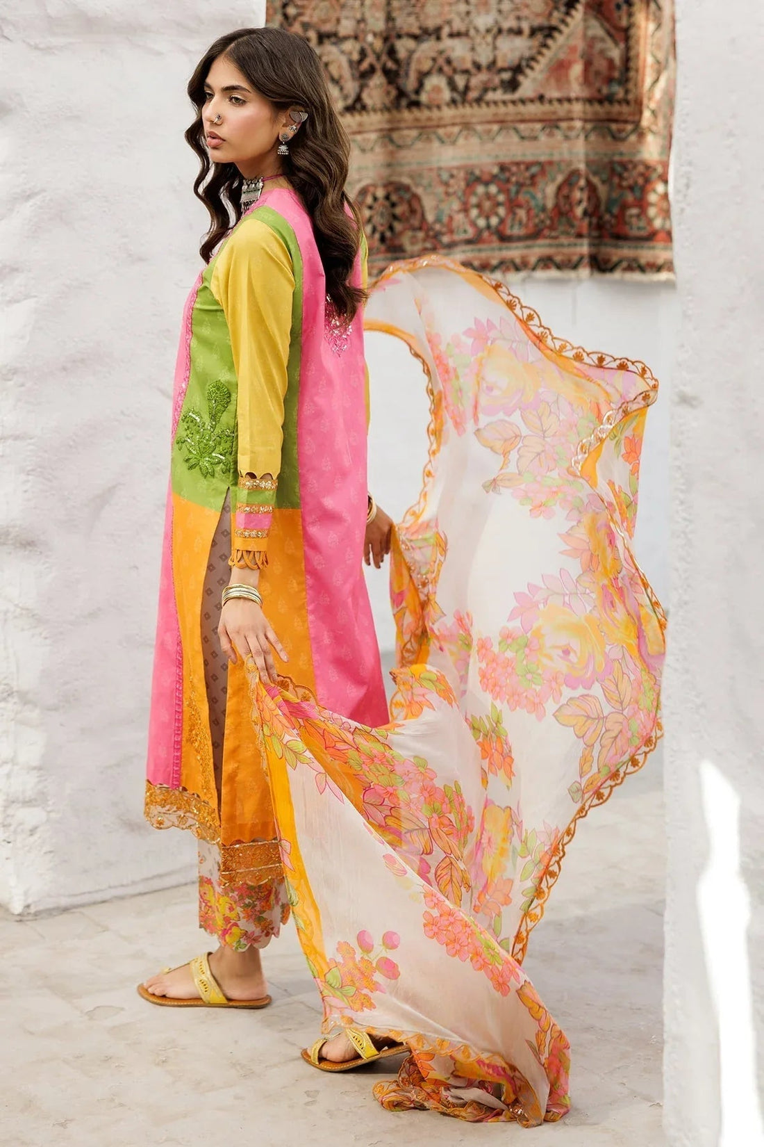 Charizma | Rangoli Lawn | CRO5-04 - Aqsa Fabrics