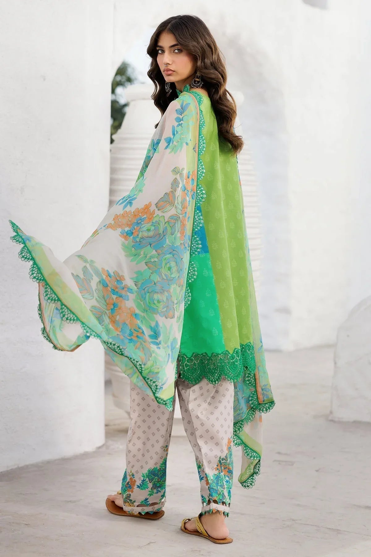 Charizma | Rangoli Lawn | CRO5-03 - Aqsa Fabrics