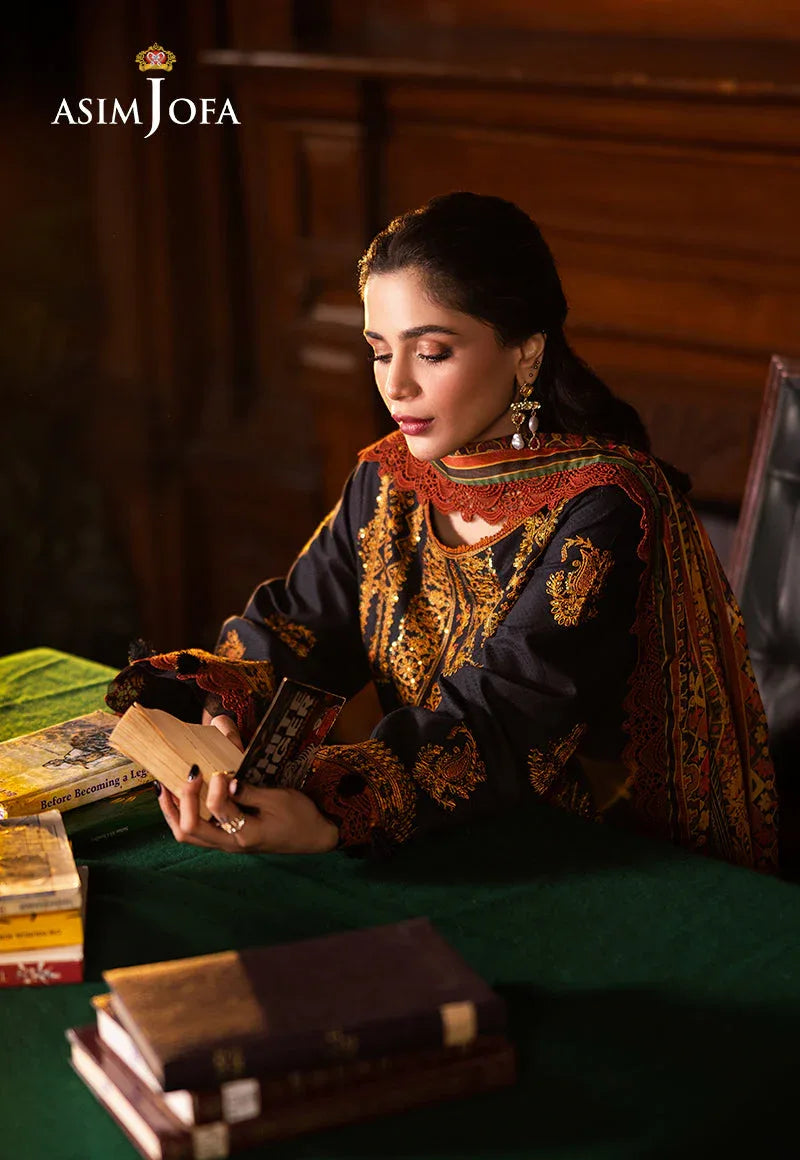 Asim Jofa | Prints Drop 2 | AJUBJ-12 - Aqsa Fabrics