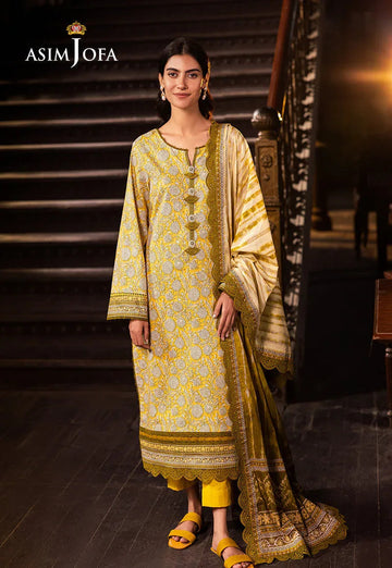 Asim Jofa | Prints Drop 2 | AJUBJ-51 - Aqsa Fabrics