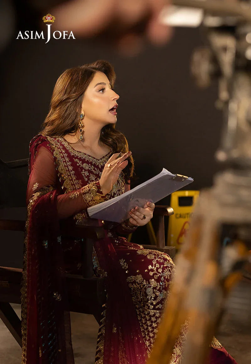 Asim Jofa | Festive Collection 25 | AJLLF-01 - Aqsa Fabrics