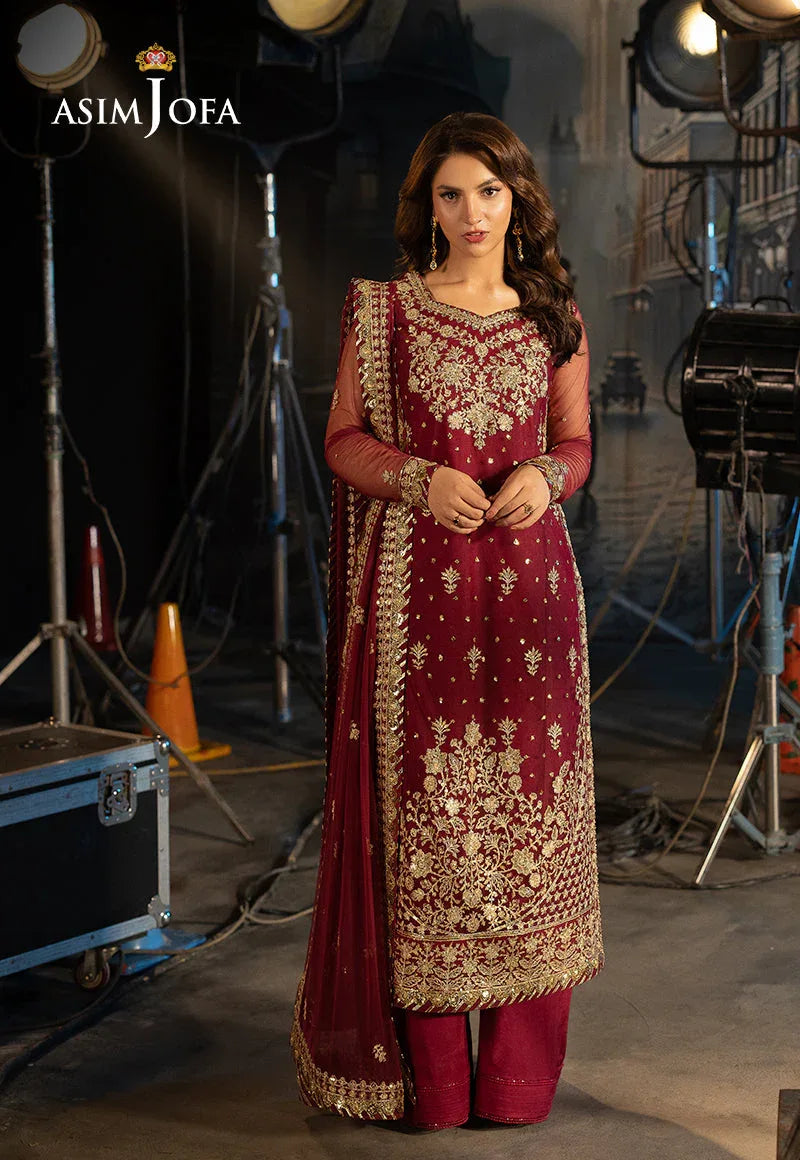 Asim Jofa | Festive Collection 25 | AJLLF-01 - Aqsa Fabrics