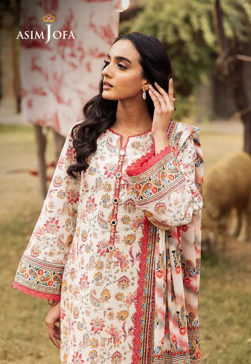 Asim Jofa | Prints Drop 2 | AJUBJ-50 - Aqsa Fabrics