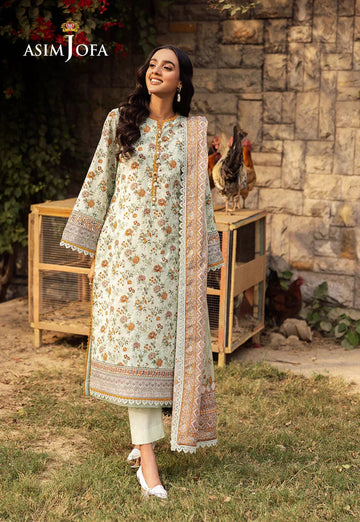 Asim Jofa | Prints Drop 2 |AJUBJ-52 - Aqsa Fabrics