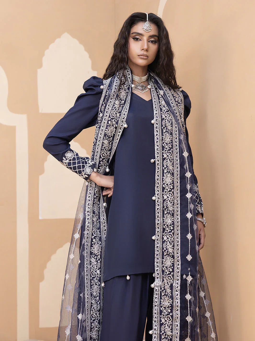 Hem Stitch | Raw Silk Edit 25 | Khayal - Aqsa Fabrics