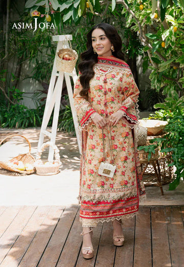 Asim Jofa | Prints Drop 2 | AJUUB-31 - Aqsa Fabrics