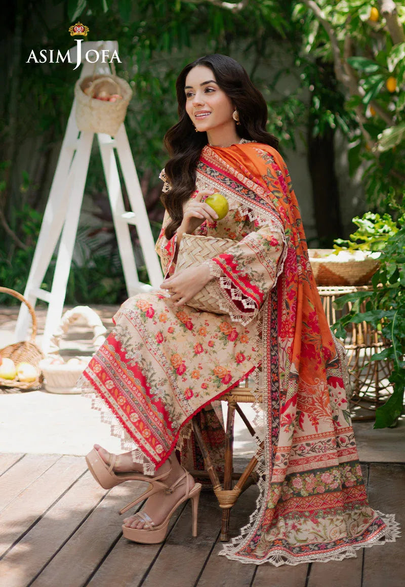Asim Jofa | Prints Drop 2 | AJUUB-31 - Aqsa Fabrics