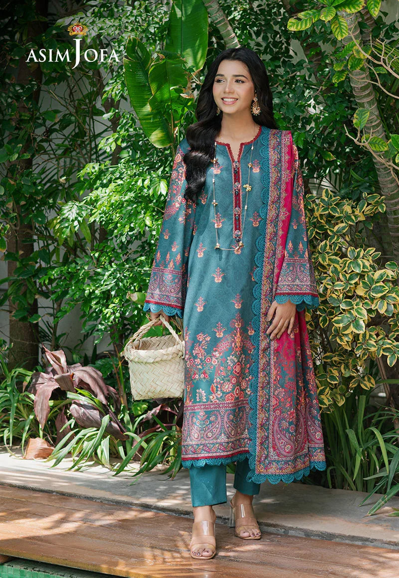 Asim Jofa | Prints Drop 2 | AJUUB-26 - Aqsa Fabrics